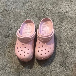 Pink Crocs